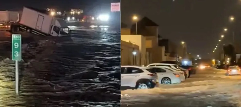 ఎడారి దేశం సౌదీలో వర్ష బీభత్సం..